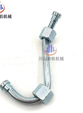 挖机E30C/3THA36柴泵机油管C9发动机油柴油泵D油连接缸体3管492-7