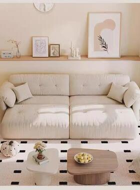 HII电动朵沙发客厅现代简云约伸缩人类窝布艺人多功能懒两狗用沙