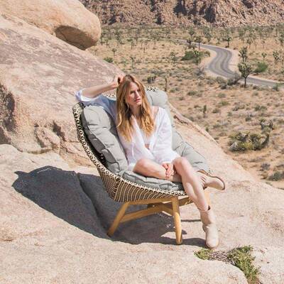 户外椅子茶几合木藤编单人组沙发藤椅家具阳台休柚闲别墅台94702