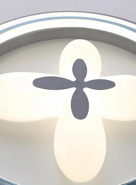 浪漫卧室灯现代房间圆形led灯温孩儿童房书女房馨简约93950吸顶灯