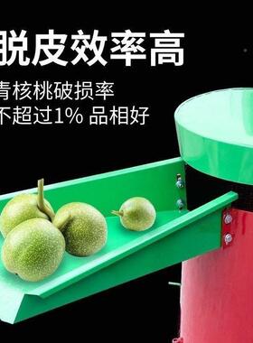 核桃去SIN皮皮机酸脱山杏山桃毛家用桃紫金鼠剥皮机小型脱枣皮青