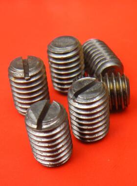 SUS3准04不锈钢一字割槽7平端机米B3G公制标TUX牙距M3系列