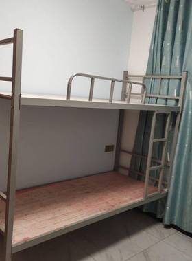 层铁架床上下寓KUO铺床二层架子床大人生上下床公出双租房学工地