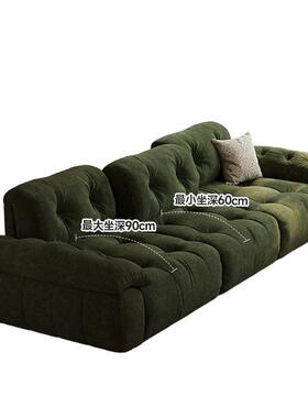 现代约橙子IKC沙发极坐客厅高靠背可调节深可全拆洗简雪尼简尔布