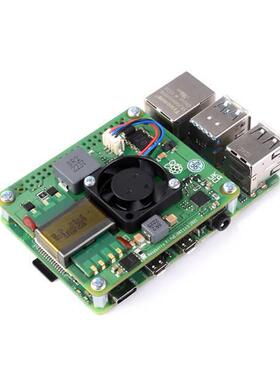 树莓派2P支LHSoE+HATf以太网供电扩展板散热风扇持80.3a/at