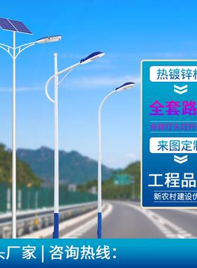 道路照明ledled路灯路灯6m8m10mm12高灯庭灯中华玉兰灯L杆ED庭院