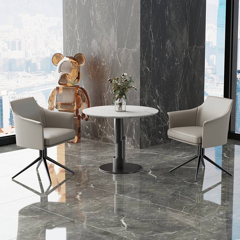 售楼处洽谈桌椅现代轻奢商务接待高端椅子酒店4S店休息区一桌四椅