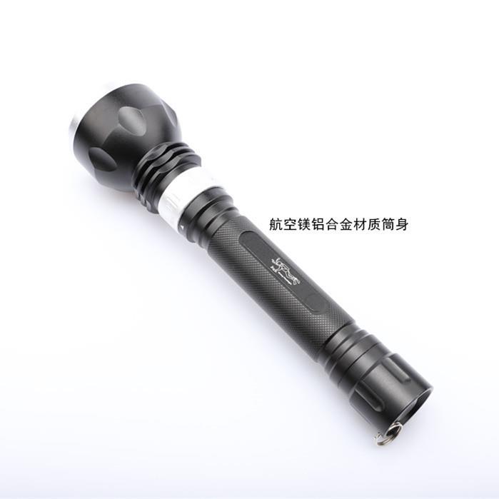 优豹6强光潜水LE手电光筒T补光D水下拍摄夜潜581防水黄远射L2