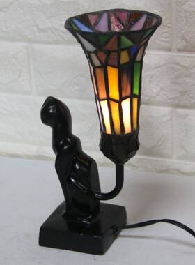 汇璟蒂凡尼灯亚逊跨境客家居小夜灯60836卧室头厅护眼l床马欧美台