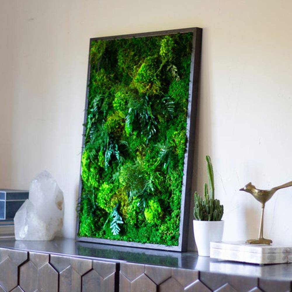 仿饰真绿植体假植物相框装盆品墙植物墙背花立装饰景草坪装饰藤条
