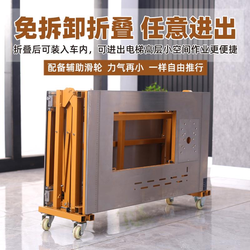 机北宸工台木锯无JT100尘子母锯专用精密锯台多功能一体推折叠工