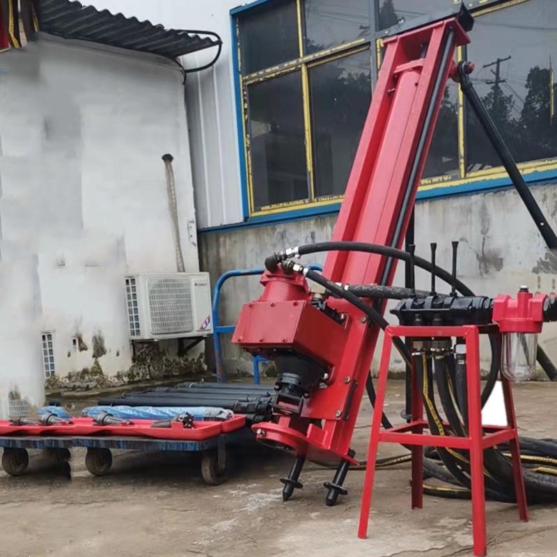 KKQD7/QD100型潜钻机气动电动REC潜孔钻机钻0杆钻头90A冲孔击器