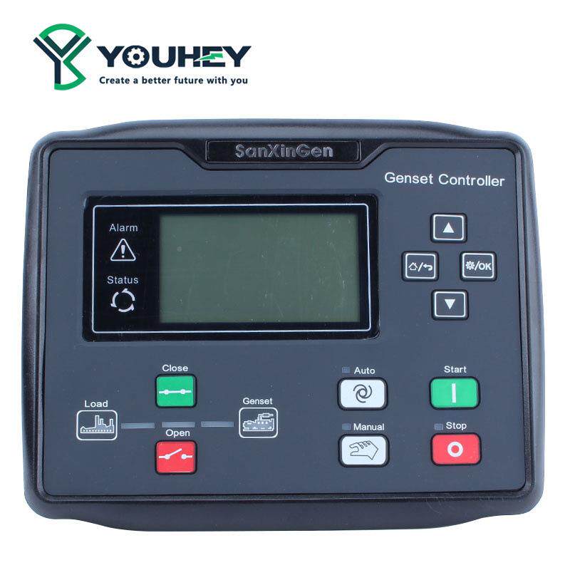 61106110NCCN控制器柴油显电机组自动启动控制面板控制屏晶液示发