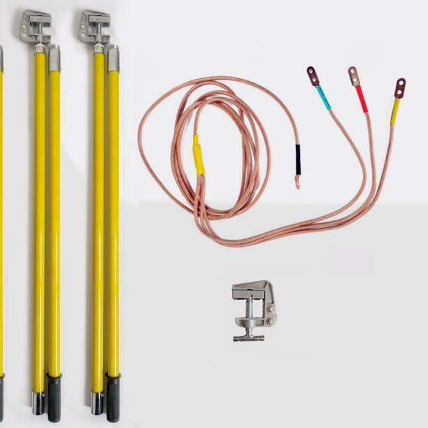 4米220kv高压接地棒 百鼎接地线配接地棒 双舌锁紧式接地棒百鼎