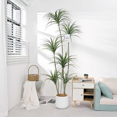 绿仿真龙血树型植假树植物盆栽室内厅轻客奢装饰落地盆tb-73125景