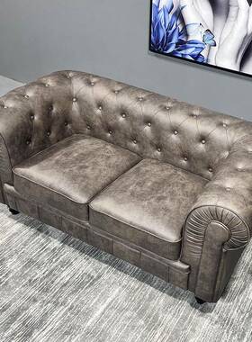 轻美沙发布艺沙发厂家三人位小户型奢WH2248民式宿沙发直排现代家