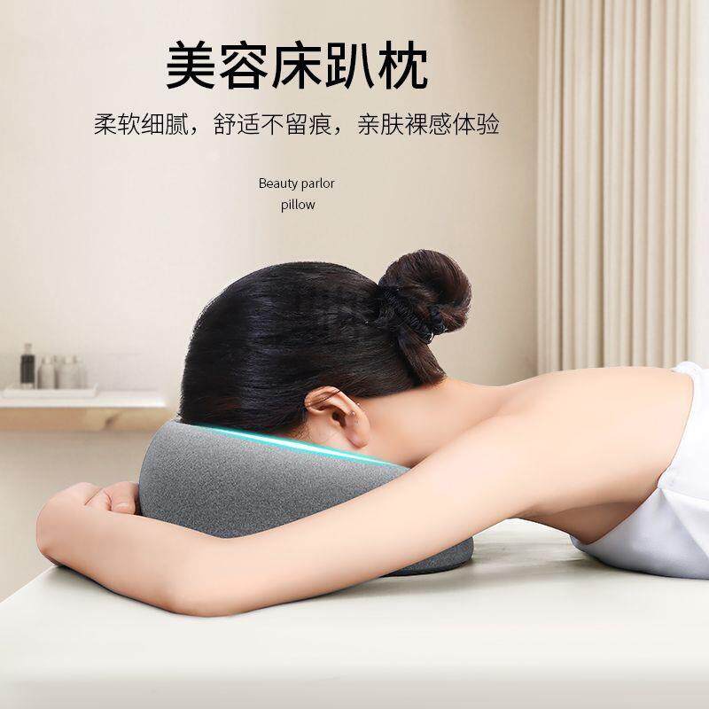 按摩约趴枕忆棉趴枕枕头推拿记涤YVO棉现代简通用成人老床人