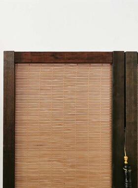 屏风座屏入户关玄隔断实木竹子AL101869屏中简式约现代座屏室内风