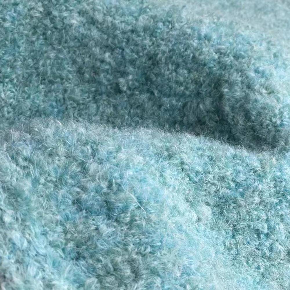 2.8VON支色毛圈圈纱羊羊毛圈圈腈纶尼龙再生涤纶秋冬针线织纺花色