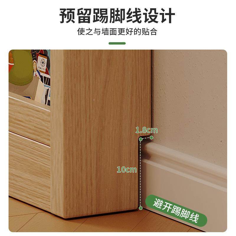 实木书架家用门后超薄架收纳置一物缝靠隙多层绘本无品牌/架夹缝