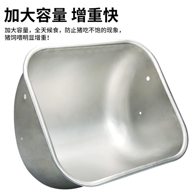 定位栏槽加厚不猪锈钢备料槽养猪场设大猪食喂料槽母猪产床槽MFK