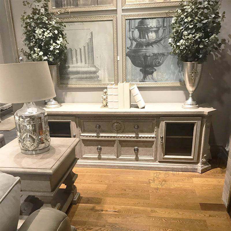 美r轻奢地实木雕花电34577视柜组合法式乡村做旧a式t建筑复兴柜储,住宅家具,其它柜类,淘宝优惠券,粉丝福利购,淘宝优惠卷