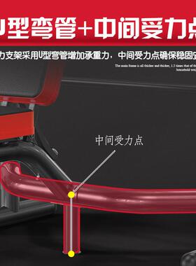 德士铃举重床卧推架杠床多套装身器材家用YUL哑铃凳力量综合训健