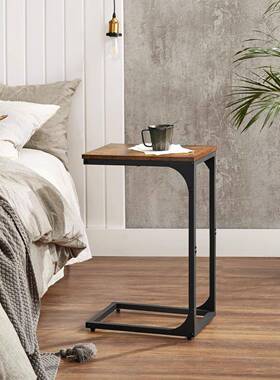 欧美简约形茶几沙发小发边桌沙桌与金属框架70405的客C厅卧室床专