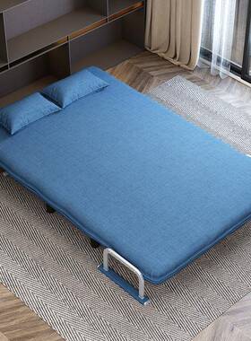 人租房办公可两折叠34117沙发床单人客厅小H型户简易一体懒用午休