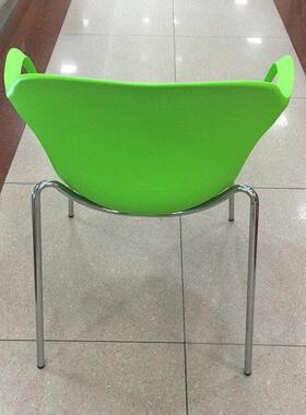 休闲谈客接DDL待椅时尚办公会议椅电洽工作椅塑会料椅休脑闲椅