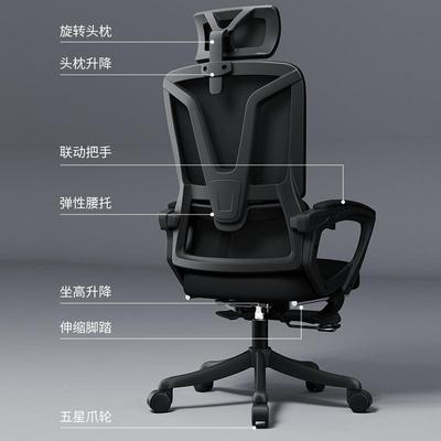 人体工学椅办公椅可ADB房躺电脑椅用舒适久坐书家书学生学习桌网