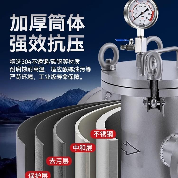 不锈钢毛发器收集器快开直式工通业水管道除污篮污式OLE过滤器