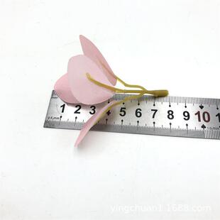 8CM仿真4叉柚子叶丝印射骨欧仿WLM真花式仿叶真树丝花绢花配件材