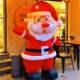 圣诞饰节充气装 爬墙34241气模发创树意美陈光圣诞老人拱门雪人卡