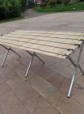 加摆地摊折叠货架夜厚市便携伸功OCZ缩多竹能移动展示架席帘子包