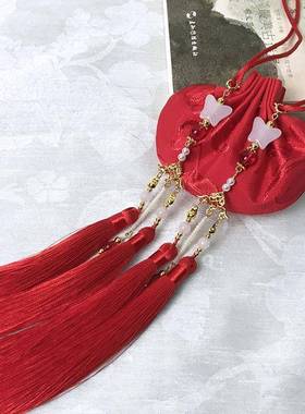 轻云桂花香包香风囊流苏随身工佩古汉服腰荷包持6X36iRfS久茉莉花