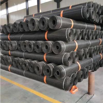 双向拉伸塑料土工格栅工加程道基加筋护坡挡土墙固双向土路工格栅