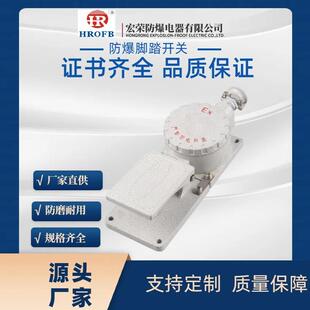 10A单踏双踏行程限位工厂车间开关气动防爆脚踏踏板工业防爆