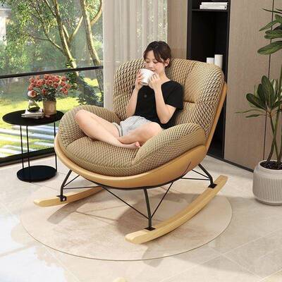 简约摇摇阳16502台客厅休椅躺椅卧室家用午闲睡懒人可沙发椅可躺