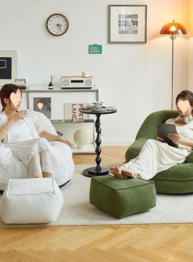 人躺沙发榻榻米小户型阳卧台休51298闲人类狗懒窝室单人可可睡窝