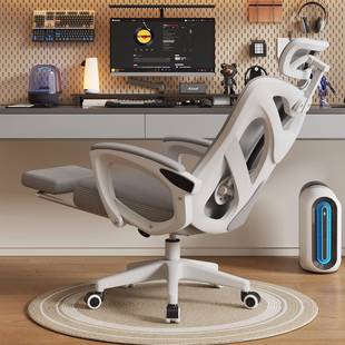 电竞椅可升椅降旋转舒服久坐舒适电脑椅家用躺带脚踏电座公靠背电
