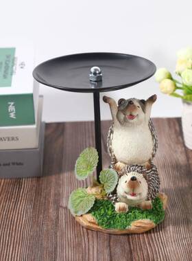 2205夏季纳新款创意情摆侣刺猬多功能收10274843蚊香檀香架子装饰