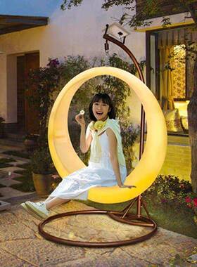 外网红民外宿秋千庭院花41205园摇篮椅吊户椅露室营院子荡秋千拍