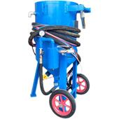 型移动式 喷砂机喷沙锈抛光罐设备手动高压喷砂户外TSH除翻新小打