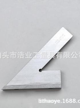 加宽底座角尺长短边INX875/II410070不锈钢5度平口120mmx80带D座