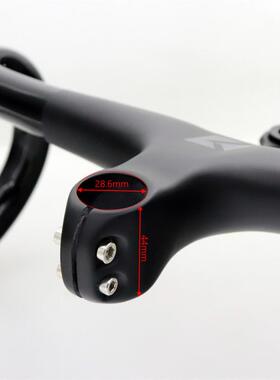 TZAMY维J全碳E纤公路车把自行车公路一体式弯把QME带码表架