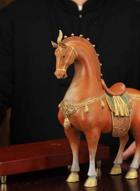 全铜马摆件马马到工成功十唐二生肖艺品PIY家居公司开业办公大桌