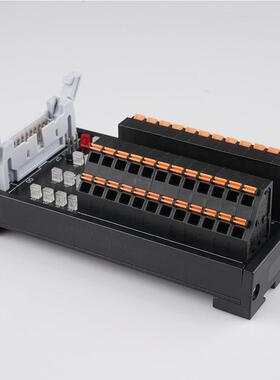 片厂OJZ家直销8位输入C输出弹端子台2P输入牛角座转端PL子转接线