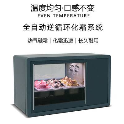 台式冰激凌柜小型冰激凌冷冻柜展示柜冰糕展示冷冻柜台式雪糕