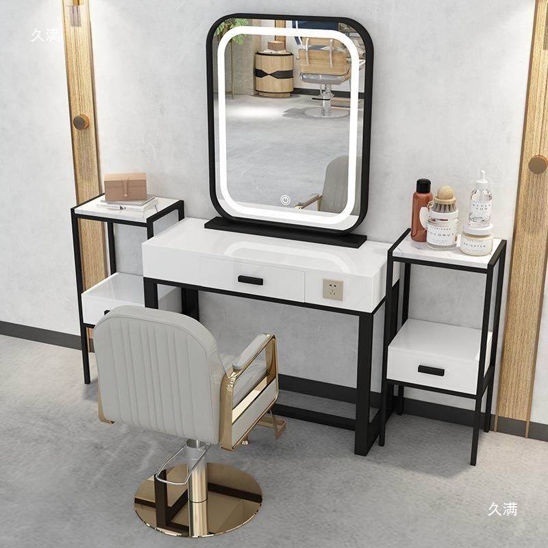 美发店木实镜台网带HRJ灯红一理发柜子体镜带灯影楼化妆镜台,商业/办公家具,理发镜台,淘宝优惠券,粉丝福利购,淘宝优惠卷